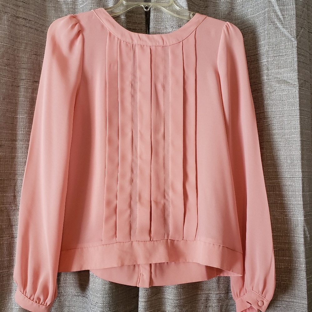 Salmon blouse